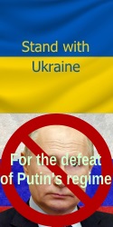 Stand with Ukraine for the defeat of Putin's regime